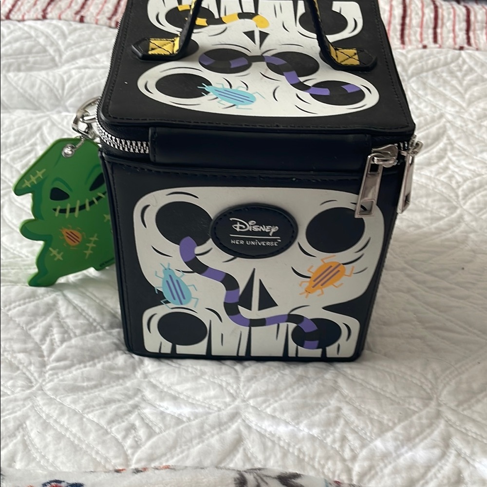 Disney Black Skull Box Bag